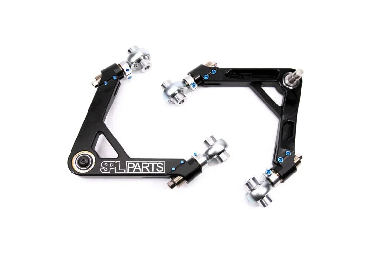 SPL Parts 2008+ Nissan GTR (R35) Front Upper Camber/Caster Arms - Side View