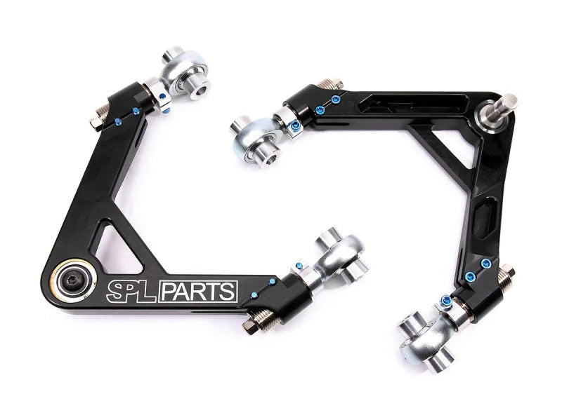 SPL Parts 2008+ Nissan GTR (R35) Front Upper Camber/Caster Arms - Installation View