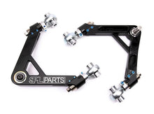 Load image into Gallery viewer, SPL Parts 2008+ Nissan GTR (R35) Front Upper Camber/Caster Arms - Installation View