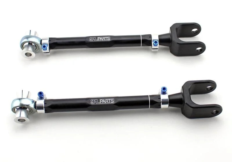 SPL Parts 2009+ Nissan 370Z Rear Camber Links - Dogbone Style - Back View