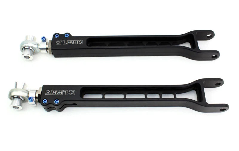 SPL Parts 2009+ Nissan 370Z Rear Toe Arms (Billet Version) - Side View