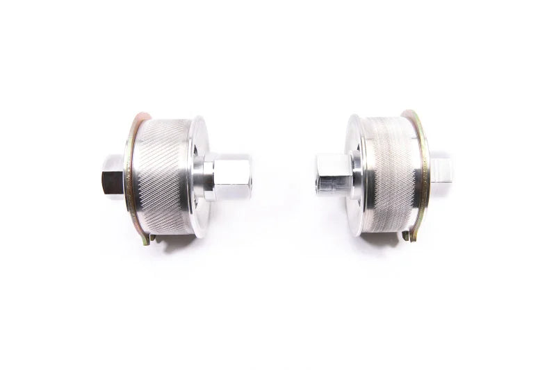 SPL Parts 2012+ BMW 3 Series/4 Series F3X Adjustable Front Caster Rod Monoball Bushings - Side View