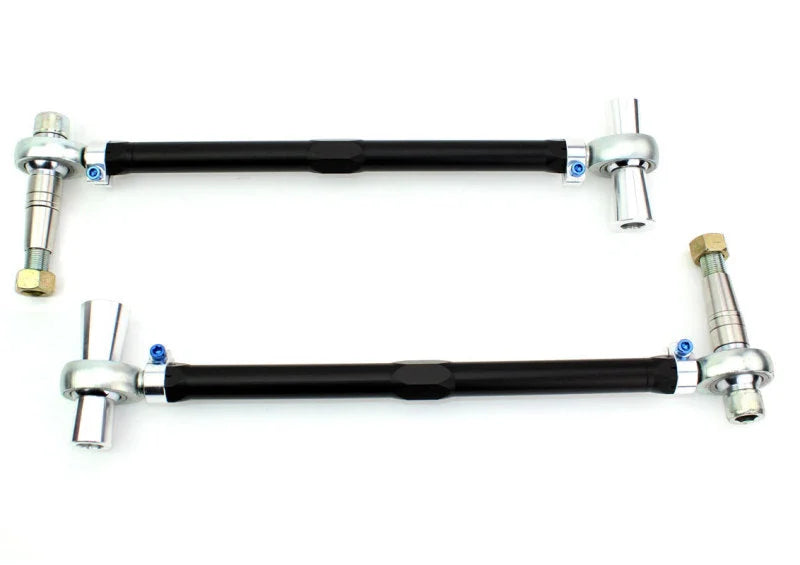 SPL Parts 2015+ Ford Mustang (S550) Front Tension Rods - Back View