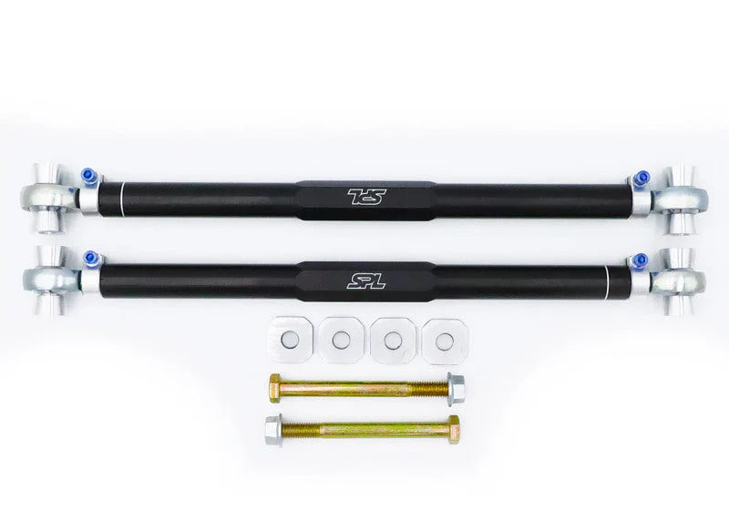 SPL Parts 2016+ Chevrolet Camaro (Gen 6) Rear Toe Links w/Eccentric Lockout - Main Product View