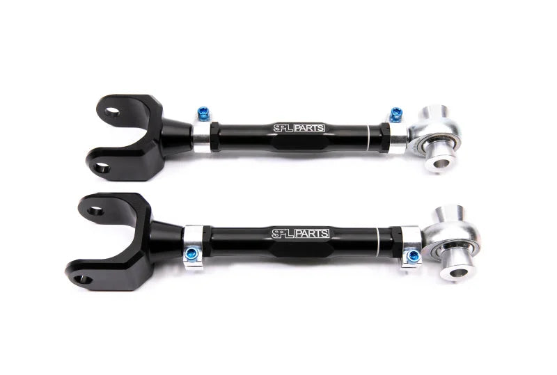SPL Parts 2017+ Tesla Model 3 Rear Lower Traction Rods - Installation View