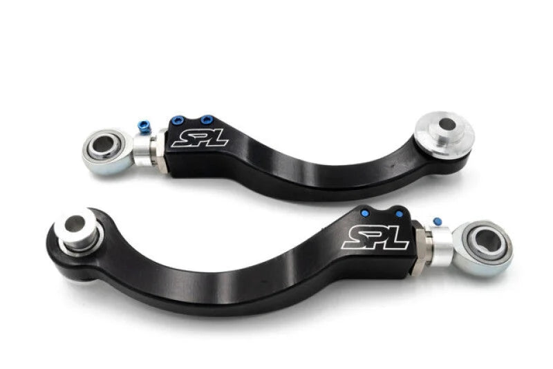 SPL Parts 2021+ BMW G80 M3/ G82/G83 M4 / G87 M2 Adj Rear Upper Camber/Lateral & Upper Traction Links - Side View