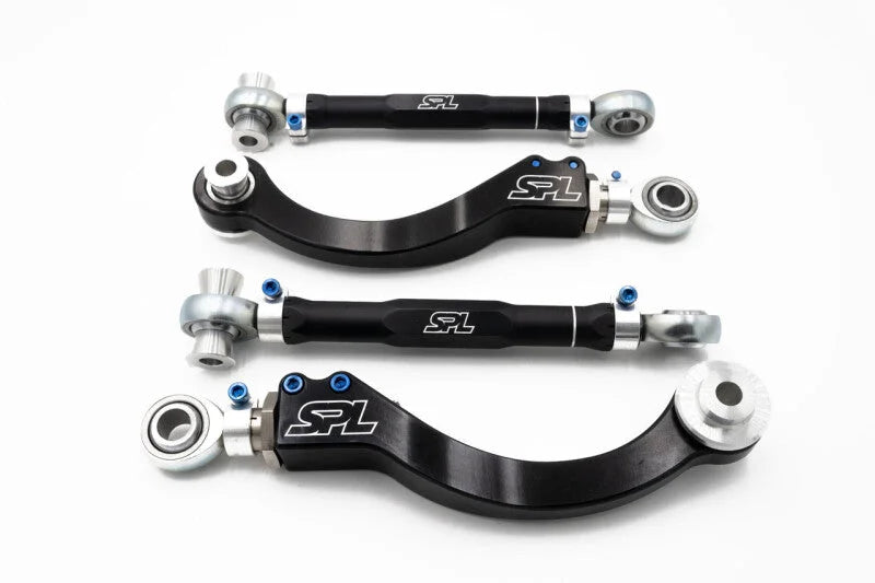 SPL Parts 2021+ BMW G80 M3/ G82/G83 M4 / G87 M2 Adj Rear Upper Camber/Lateral & Upper Traction Links - Installation View