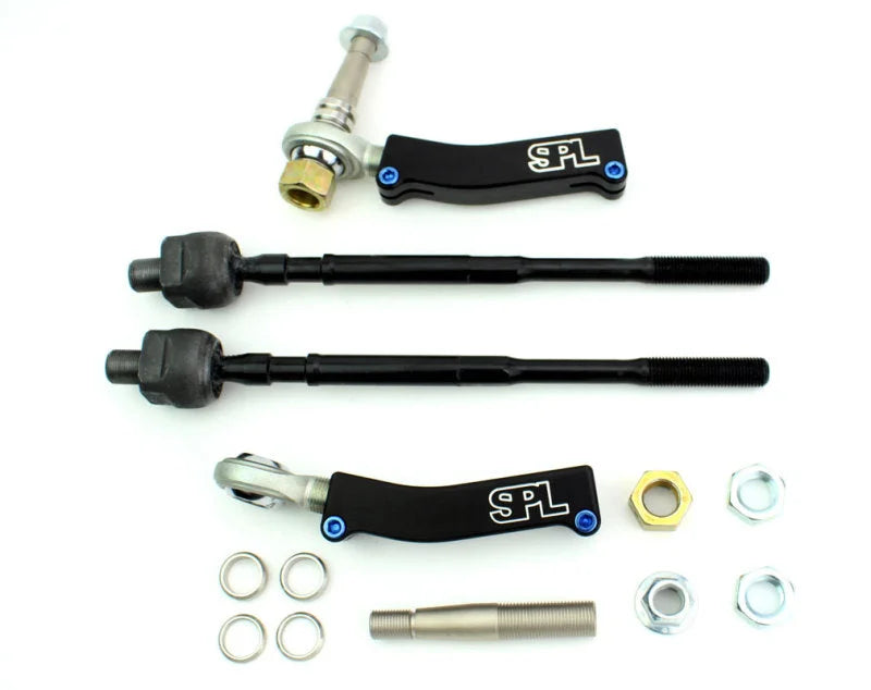 SPL Parts 89-05 Mazda Miata (NA/NB) Tie Rod Ends (Bumpsteer Adjustable/OEM Manual Rack Only) - Side View