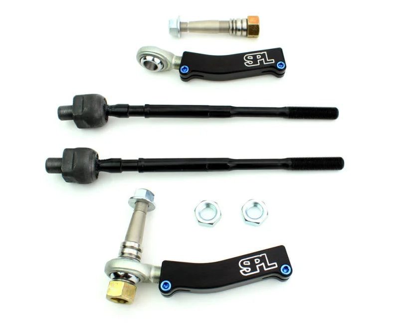 SPL Parts 89-05 Mazda Miata (NA/NB) Tie Rod Ends (Bumpsteer Adjustable/OEM Manual Rack Only) - Back View