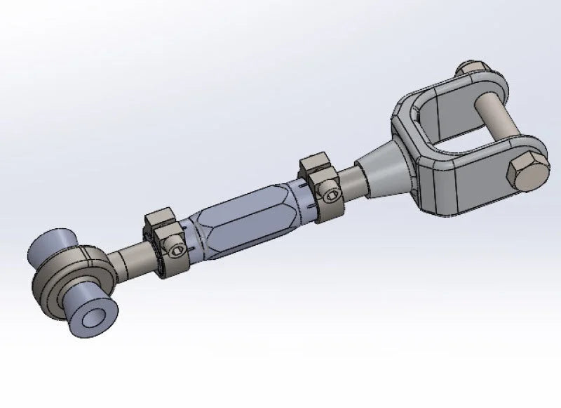 SPL Parts 89-98 Nissan 240SX / 89-02 Nissan Skyline (R32/33/34) Rear Traction Arms Dogbone - Back View