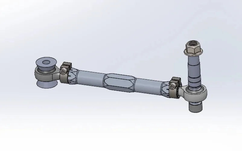 SPL Parts 08-14 Mitsubishi Evo X Rear Toe Arms - Detail View