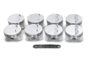 SPORTSMAN RACING PRODUCTS SBC Flat Top Piston Set 4.040 Bore -5cc 138082