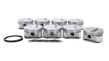 Load image into Gallery viewer, SPORTSMAN RACING PRODUCTS SBC Flat Top Piston Set 4.125 Bore -5cc 231308