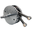 Load image into Gallery viewer, S&amp;S Cycle 00-06 BT 4-5/8in Stroke Flywheel Assembly w/o Sprocket Shaft Bearing Race - Side View