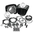 Load image into Gallery viewer, S&amp;S Cycle 00-21 Sportster Models 1200cc to 1250cc Hooligan Kit - Wrinkle Black - Main Product View
