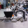 Load image into Gallery viewer, S&amp;S Cycle 00-21 Sportster Models 1200cc to 1250cc Hooligan Kit - Wrinkle Black - Side View