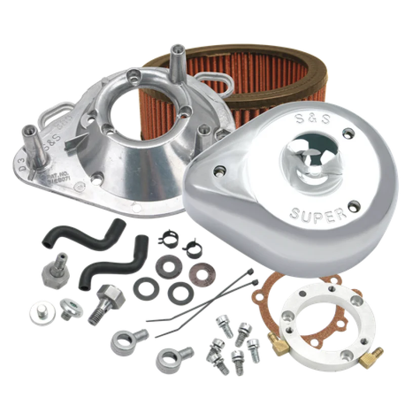 S&S Cycle 01-17 Stock EFI BT Models Teardrop Air Cleaner Kit
