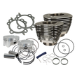 Load image into Gallery viewer, S&amp;S Cycle 07-17 BT 107in Bolt-In Big Bore Kit - Wrinkle Black - Side View