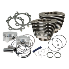 Load image into Gallery viewer, S&amp;S Cycle 07-17 BT 107in Bolt-In Big Bore Kit - Wrinkle Black - Side View