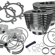 Load image into Gallery viewer, S&amp;S Cycle 07-17 BT Models 110in Sidewinder Big Bore Kit - Wrinkle Black - Main Product View