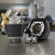 Load image into Gallery viewer, S&amp;S Cycle 07-17 BT Models 110in Sidewinder Big Bore Kit - Wrinkle Black - Side View