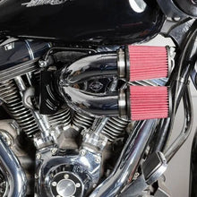 Load image into Gallery viewer, S&amp;S Cycle 08-16 Touring Intake Runner Induction Kit - Chrome - Side View