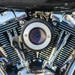 Load image into Gallery viewer, S&amp;S Cycle 08-16 Touring/16-17 Softail Stealth Air Stinger Kit w/ S&amp;S Ring - Installation View