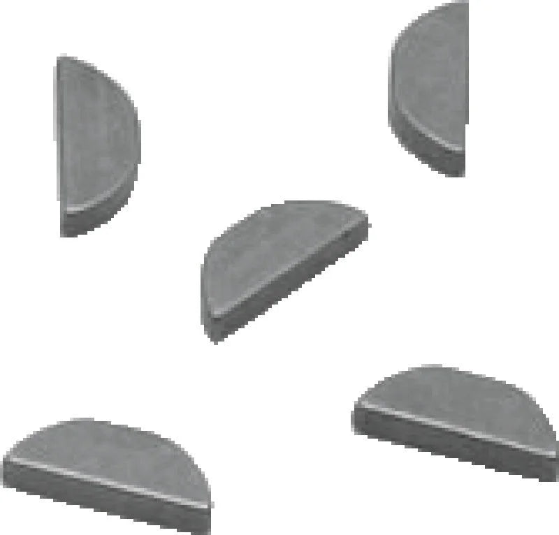 S&S Cycle .094in x .500in x .491in Woodruff Key - 5 Pack