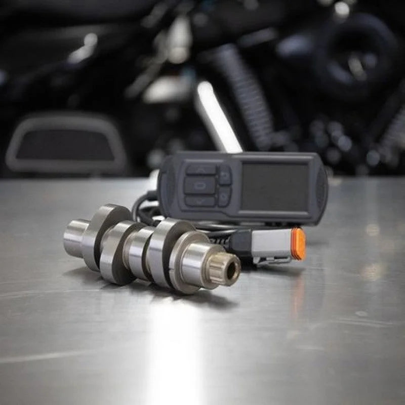 S&S Cycle 17-19 M8 Touring Models 475 Chain Drive Camshaft & Dynojet PV-3 Kit - Side View