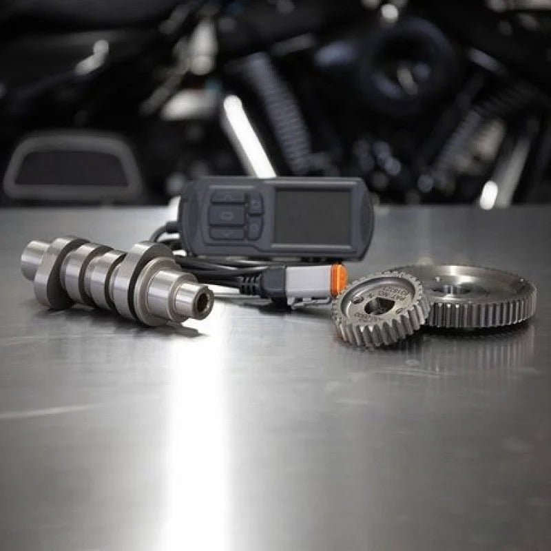 S&S Cycle 17-19 M8 Touring Models 475 Gear Drive Camshaft & Dynojet PV-3 Kit - Detail View