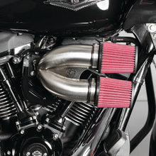 Load image into Gallery viewer, S&amp;S Cycle 17-20 M8 Models Tuned Induction Air Cleaner Kit - Stainless Steel - Main Product View
