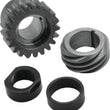 Load image into Gallery viewer, S&amp;S Cycle 1990+ BT Pinion Shaft Conversion Gear Kit - Red - Side View