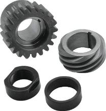Load image into Gallery viewer, S&amp;S Cycle 1990+ BT Pinion Shaft Conversion Gear Kit - Red - Side View