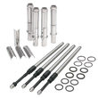 Load image into Gallery viewer, S&amp;S Cycle 1999+ BT Stock Engine Height w/ 4.937in Length Cylinders Adjustable Pushrod Set - Side View