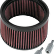 Load image into Gallery viewer, S&amp;S Cycle 1in Taller Pleated Stealth Air Filter Kit - Main Product View
