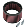 Load image into Gallery viewer, S&amp;S Cycle 1in Taller Pleated Stealth Air Filter Kit - Side View