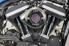 Load image into Gallery viewer, S&amp;S Cycle 2007+ XL Models Stealth Air Stinger w/ Chrome Teardrop - Side View