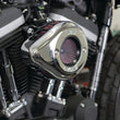 Load image into Gallery viewer, S&amp;S Cycle 2007+ XL Models Stealth Air Stinger w/ Chrome Teardrop - Back View