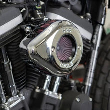 Load image into Gallery viewer, S&amp;S Cycle 2007+ XL Models Stealth Air Stinger w/ Chrome Teardrop - Installation View