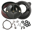 Load image into Gallery viewer, S&amp;S Cycle 2008+ BT w/ S&amp;S 58mm Throttle Body Stealth Air Cleaner Kit w/o Cover