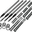 Load image into Gallery viewer, S&amp;S Cycle 2017+ M8 Models Quickee Adjustable Pushrods w/ Cover Keepers - Main Product View