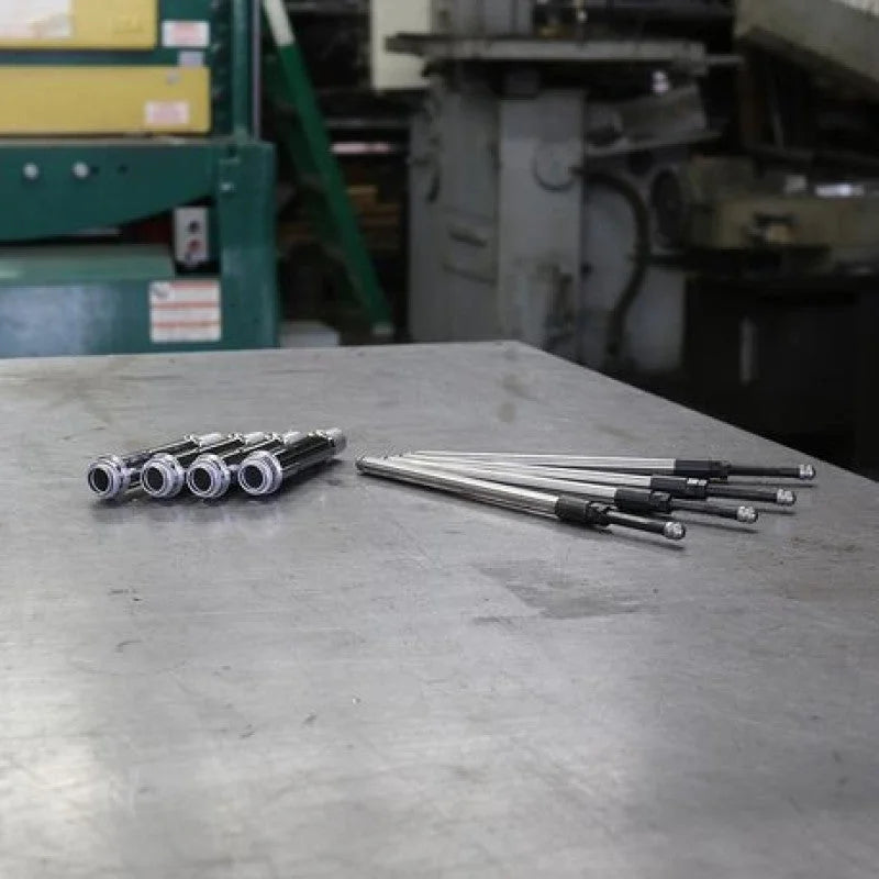 S&S Cycle 2017+ M8 Models Quickee Adjustable Pushrods w/ Cover Keepers - Side View
