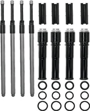 Load image into Gallery viewer, S&amp;S Cycle 2017+ M8 Models Quickee Pushrods w/ Gloss Black Covers - Main Product View