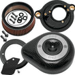 Load image into Gallery viewer, S&amp;S Cycle 2017+ M8 Models Stealth Air Cleaner Kit w/ Carbon Fiber Cover - Main Product View