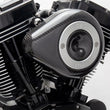 Load image into Gallery viewer, S&amp;S Cycle 2017+ M8 Models Stealth Air Cleaner Kit w/ Carbon Fiber Cover - Side View