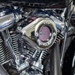Load image into Gallery viewer, S&amp;S Cycle 2017+ M8 Models Stealth Air Stinger Kit w/ Chrome Teardrop - Main Product View