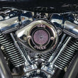 Load image into Gallery viewer, S&amp;S Cycle 2017+ M8 Models Stealth Air Stinger Kit w/ Chrome Teardrop - Back View