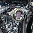 Load image into Gallery viewer, S&amp;S Cycle 2017+ M8 Models Stealth Air Stinger Kit w/ Chrome Teardrop - Installation View