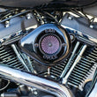 Load image into Gallery viewer, S&amp;S Cycle 2017+ M8 Models Stealth Air Stinger Kit w/ Gloss Black - Side View
