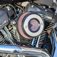 Load image into Gallery viewer, S&amp;S Cycle 2017+ M8 Models Stealth Air Stinger Kit w/ S&amp;S Ring - Main Product View